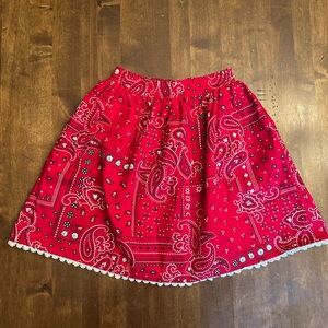 Girls 4 Toddler Skirt Western Ranch Farm‎ Rodeo Party Farmhouse Farm Horses